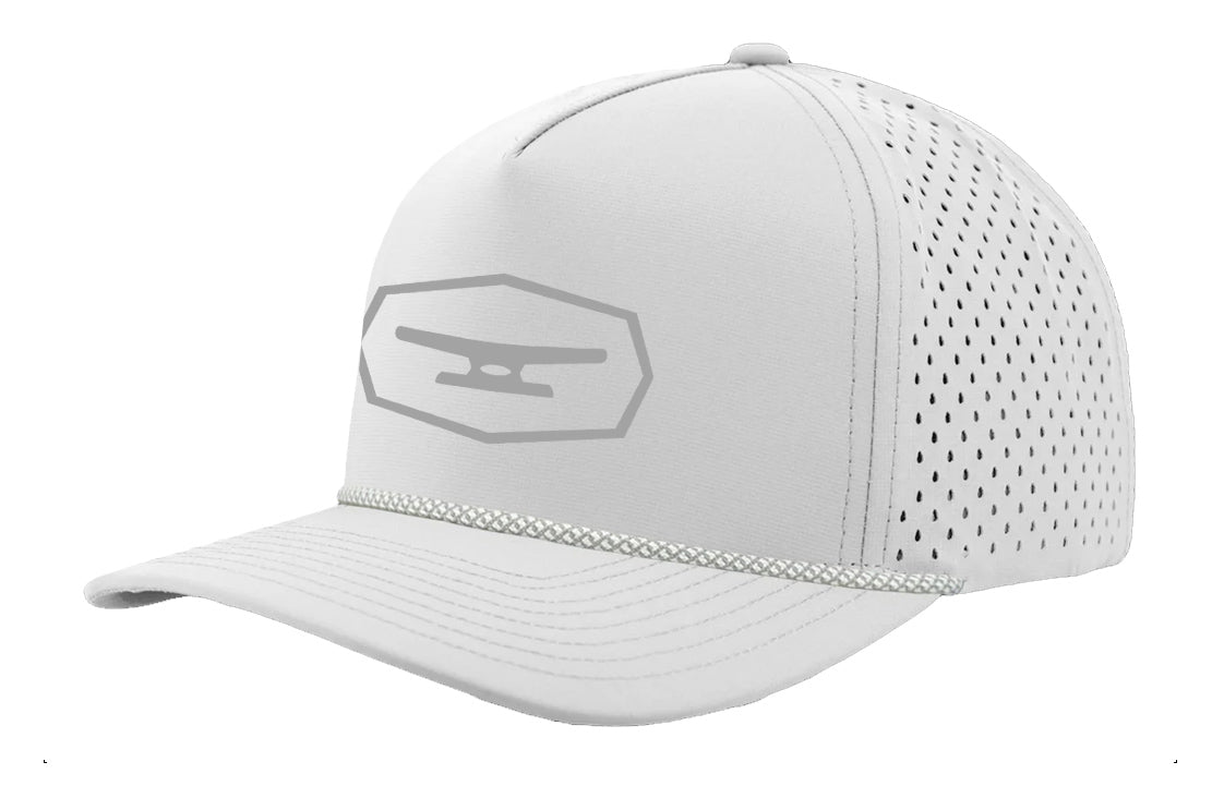 Off-white Klēt Performance Blackhawk Rope Snapback with perforated sides and rope detail on brim