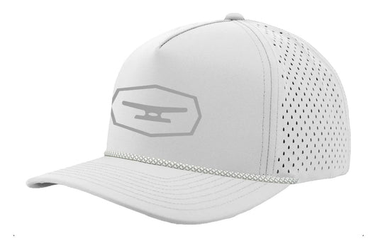 Off-white Klēt Performance Blackhawk Rope Snapback with perforated sides and rope detail on brim