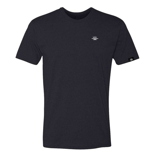 Klēt High Seas t-shirt in black with embroidered logo on chest and sleeve, lightweight cotton blend, unisex maritime style tee Klēt - Brand T-Shirt Klėt - Sketchy Marlin T-Shirt Klēt - Old Salt T-Shirt